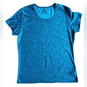 32 Degrees Teal Ladies Small Scoop Neck Tee